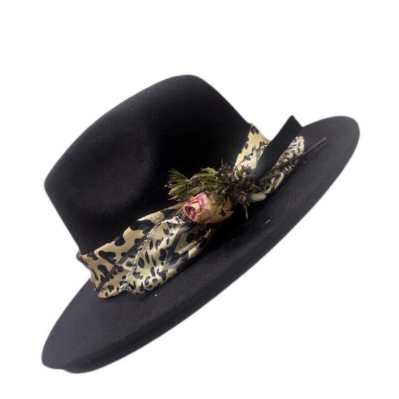 Customized Fedora with Silk Ribbon gift for her